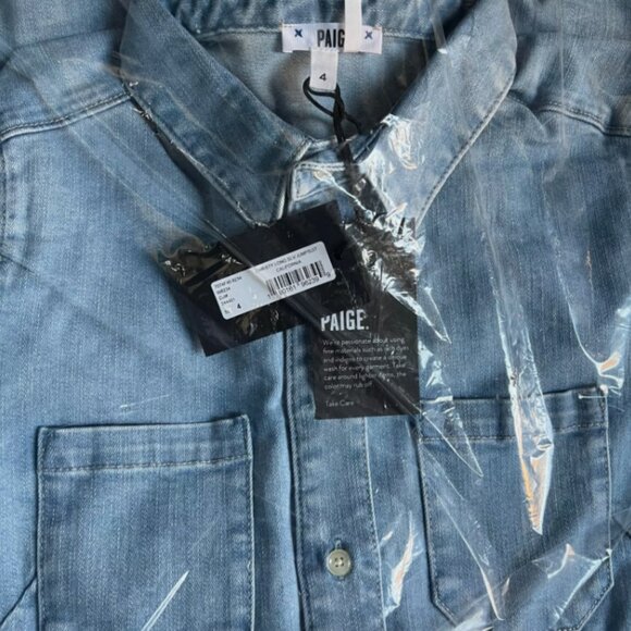 PAIGE Christy Long Sleeve Jumpsuit Color: California | Size: 4 | NWT MSRP: $349 - Picture 5 of 5